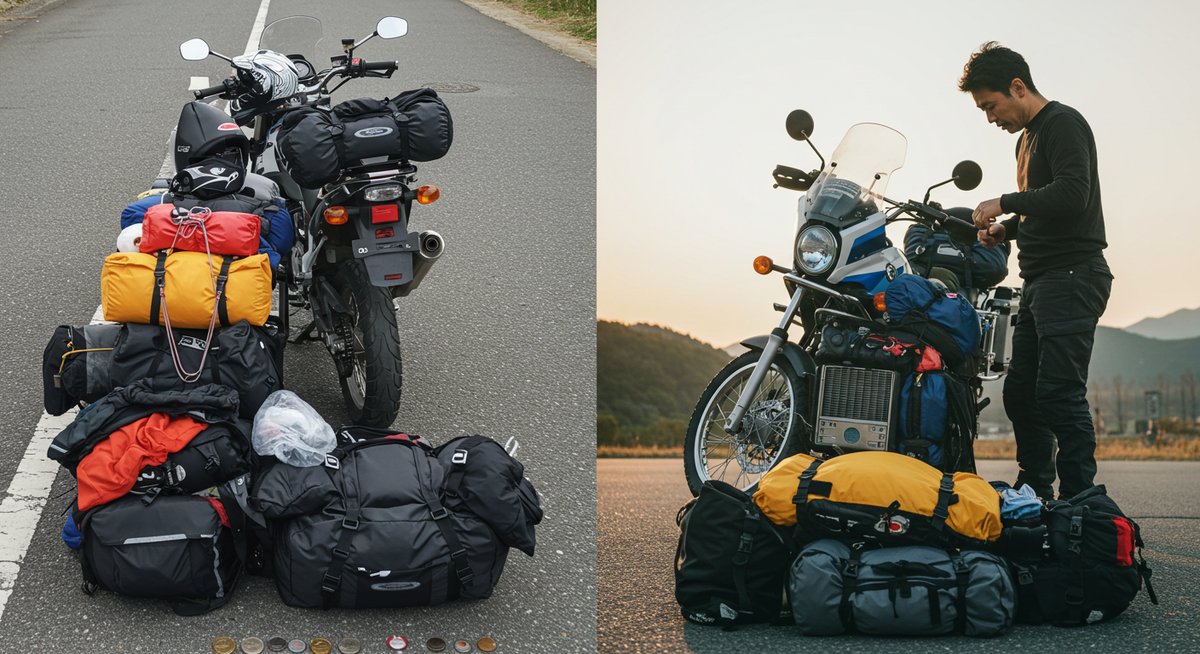 バイクキャンプ いらない もの