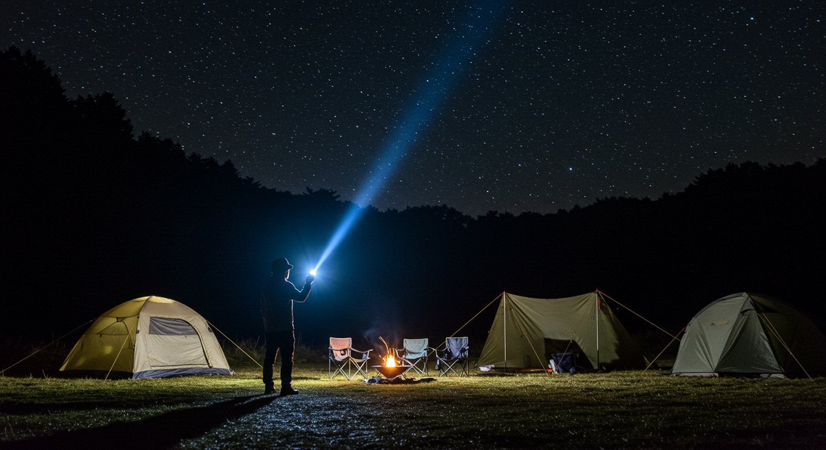 キャンプ 焚き火 夜 消す