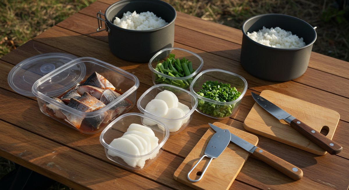 キャンプ飯 和食