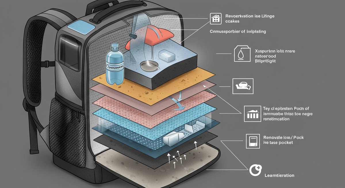 クーラーボックス 背負う