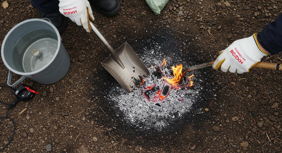 焚き火 早く消す方法