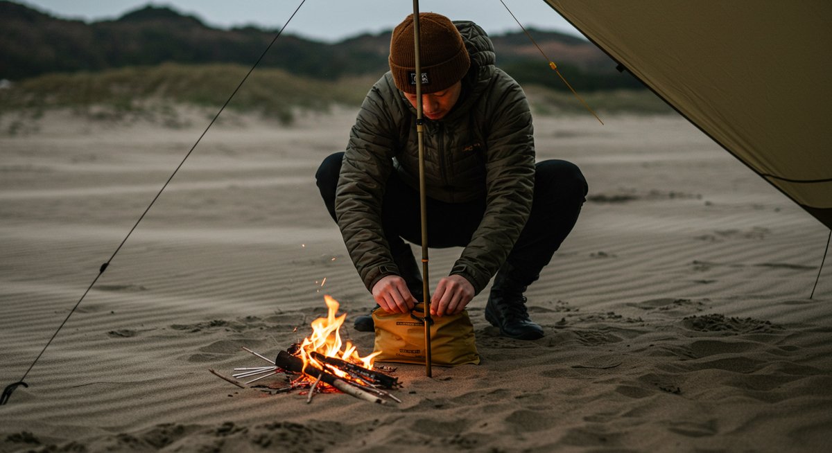 焚き火 リフレクター 倒れる