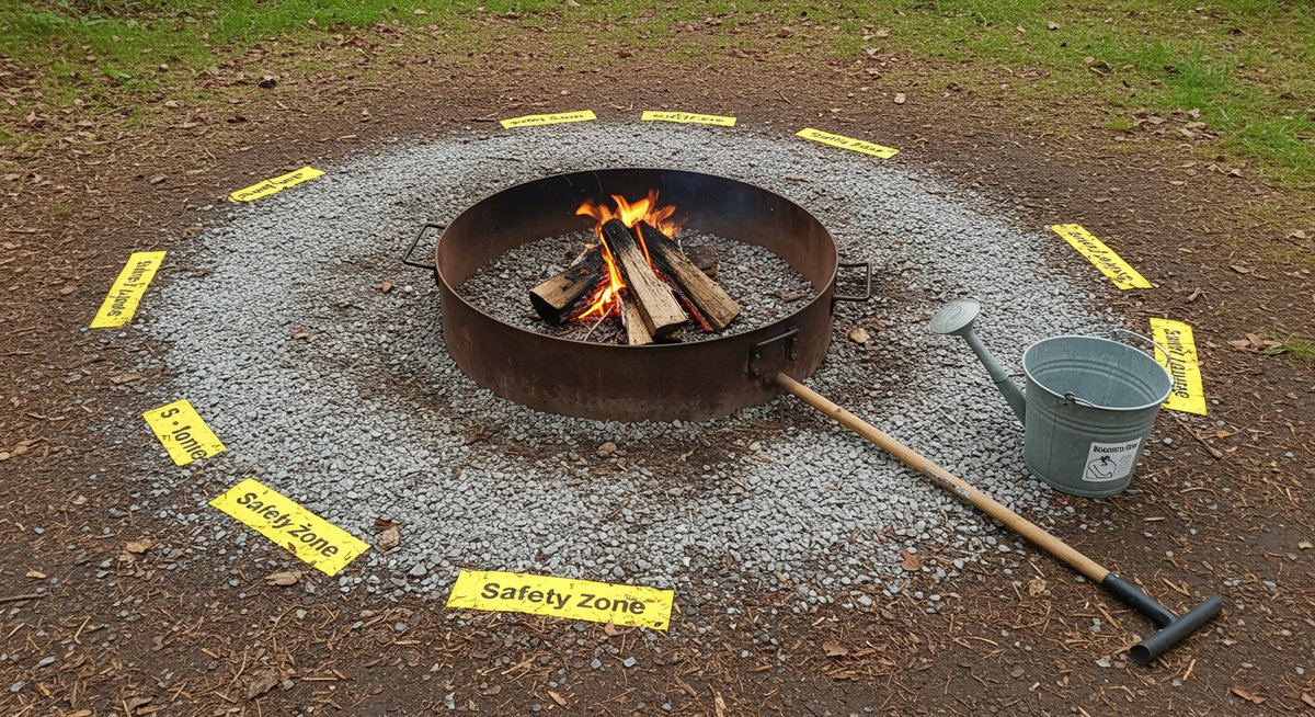 焚き火 火の粉 対策