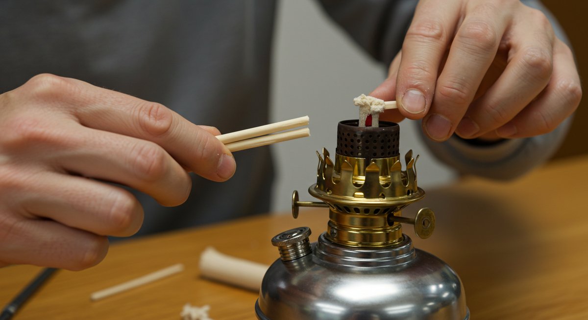 オイルランタン 芯 代用