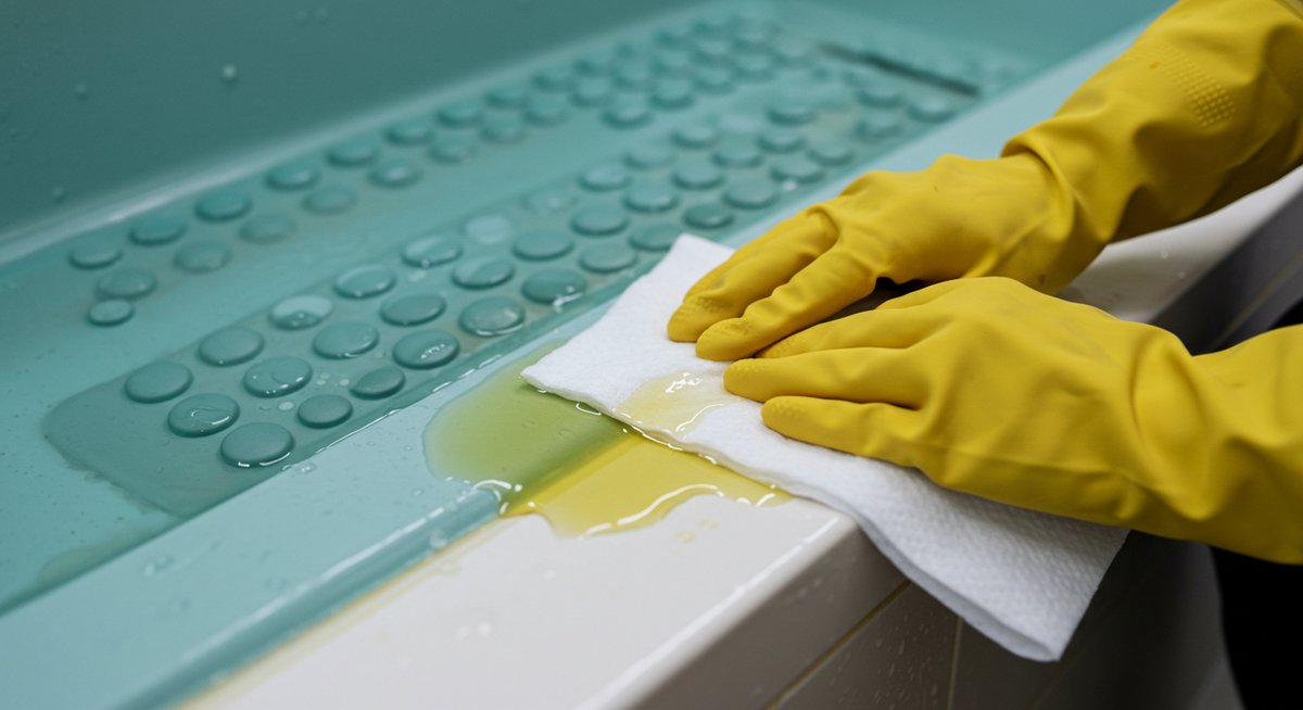 パラフィンオイル こぼした