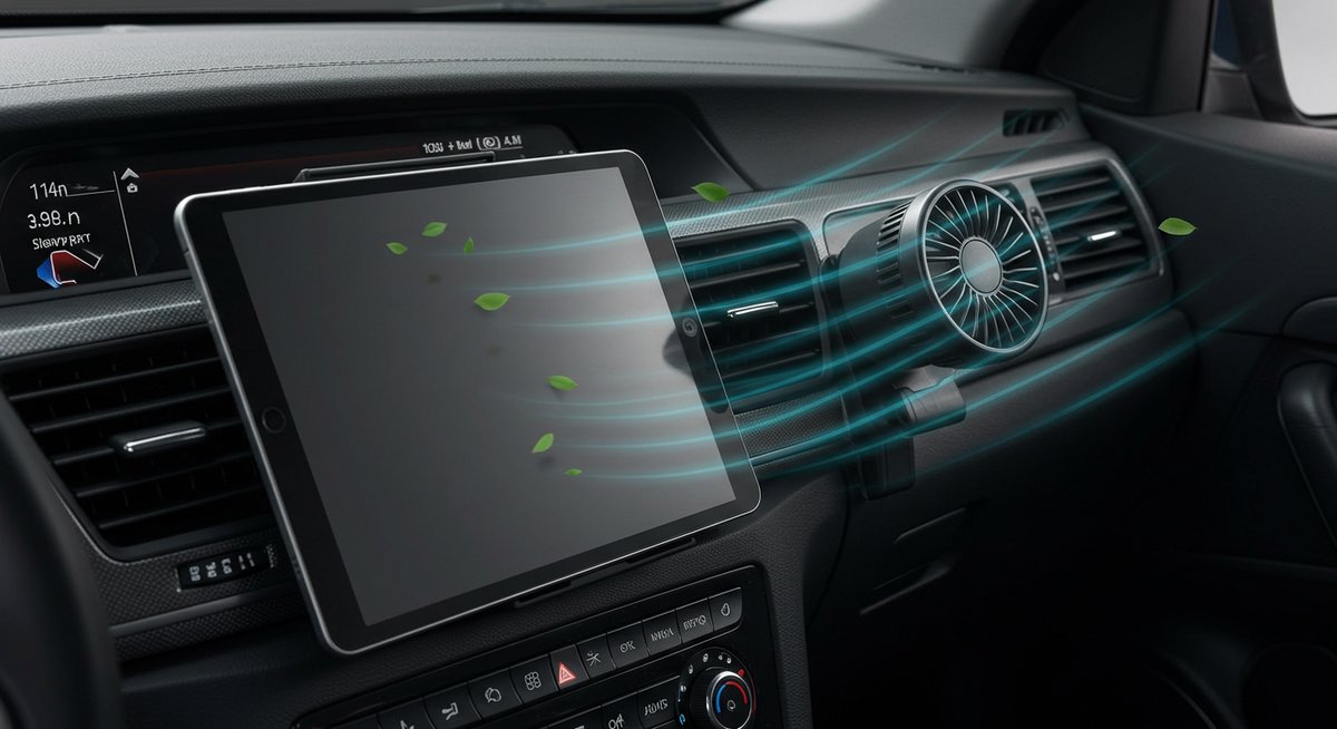 タブレット 車内 熱対策