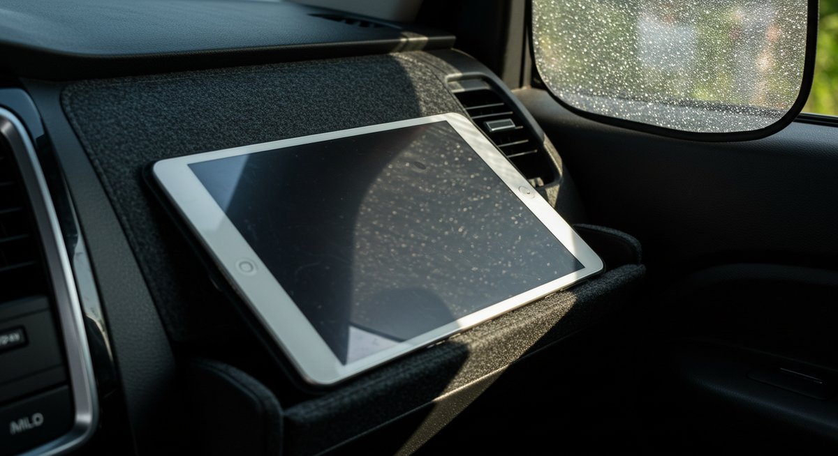 タブレット 車内 熱対策