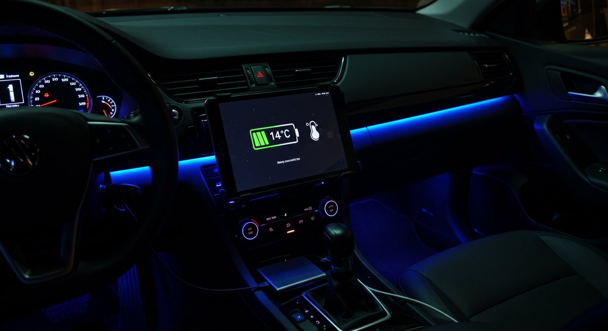 タブレット 車内 熱対策