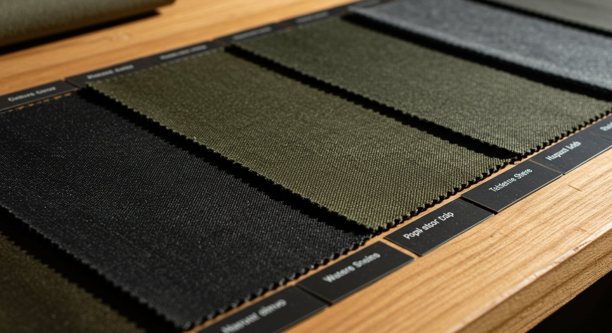 タープの下で焚き火