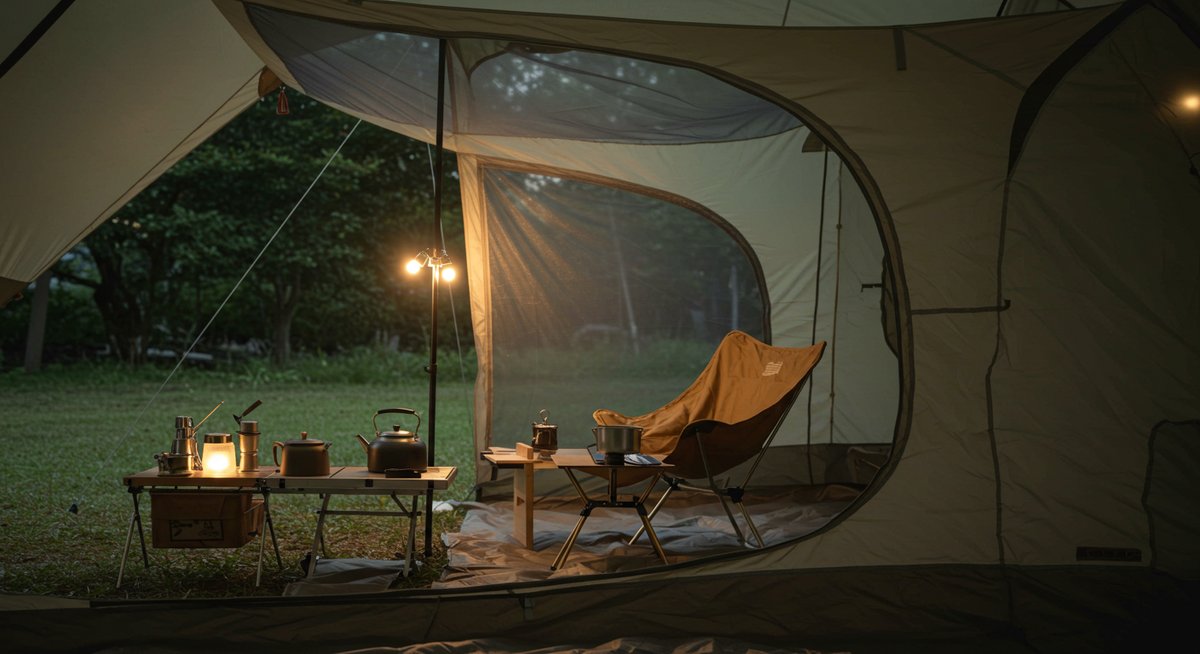 テント 向き 太陽