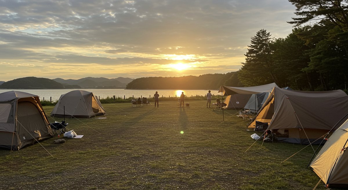 テント 向き 太陽