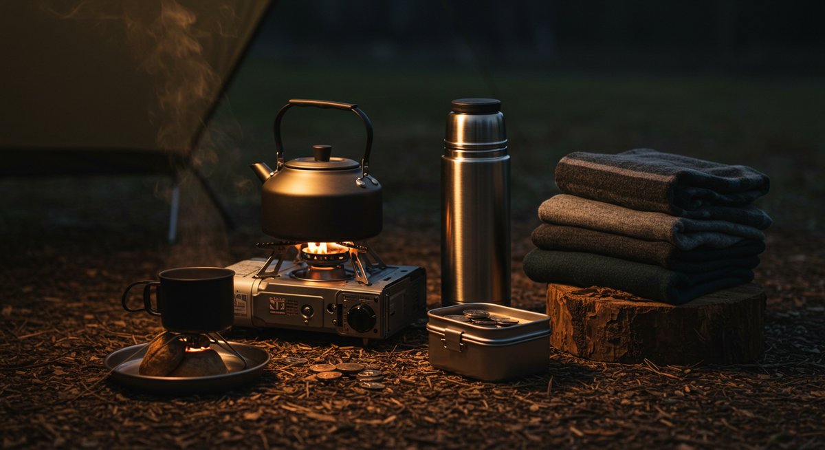 キャンプ 暖房 電源なし